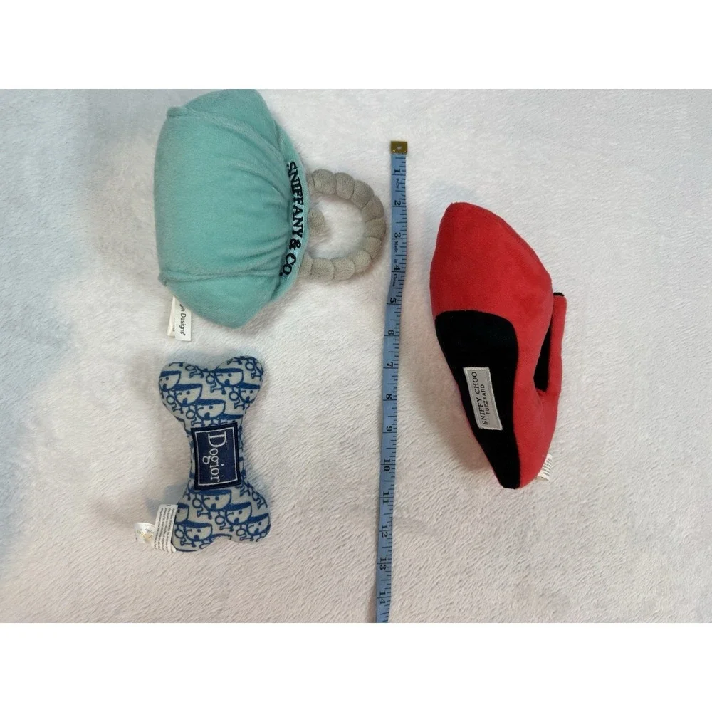 Lot Of Dog Toys 3‎ Pieces Couture Level 1 Chew Small Medium